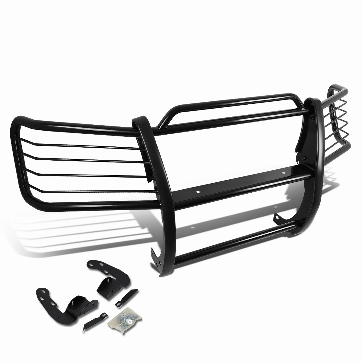 02-09 Chevy Trailblazer EXT Brush Grille Guard - Steel - Black