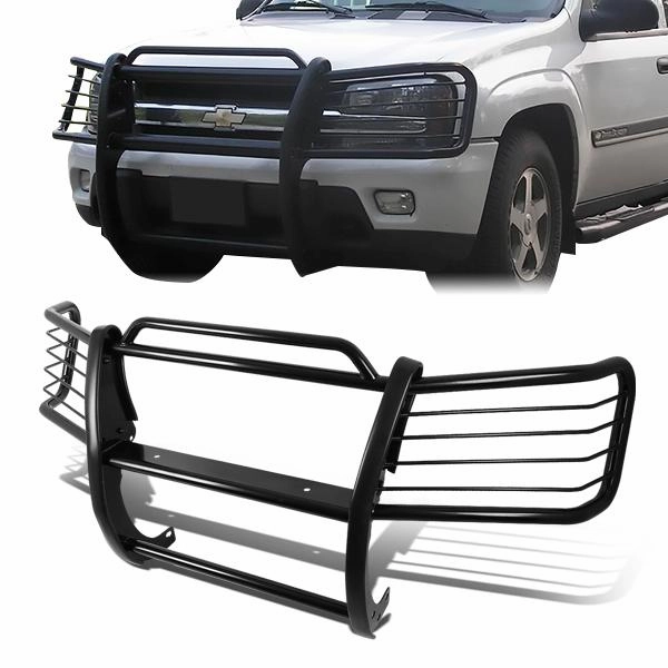02-09 Chevy Trailblazer EXT Brush Grille Guard - Steel - Black