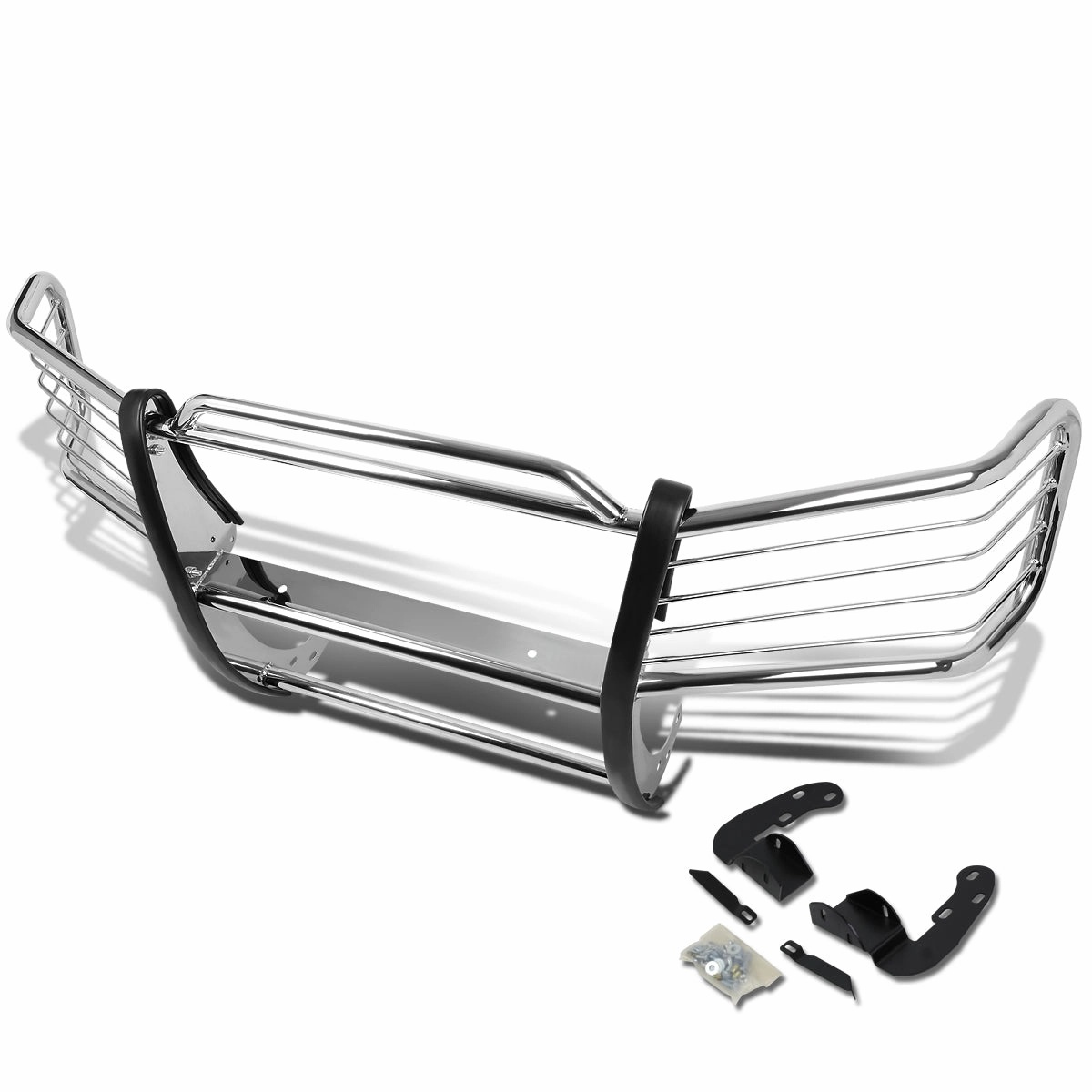 02-09 Chevy Trailblazer EXT Brush Grille Guard - Steel - Stainless Steel