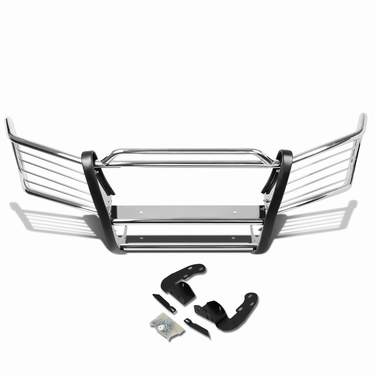 02-09 Chevy Trailblazer EXT Brush Grille Guard - Steel - Stainless Steel