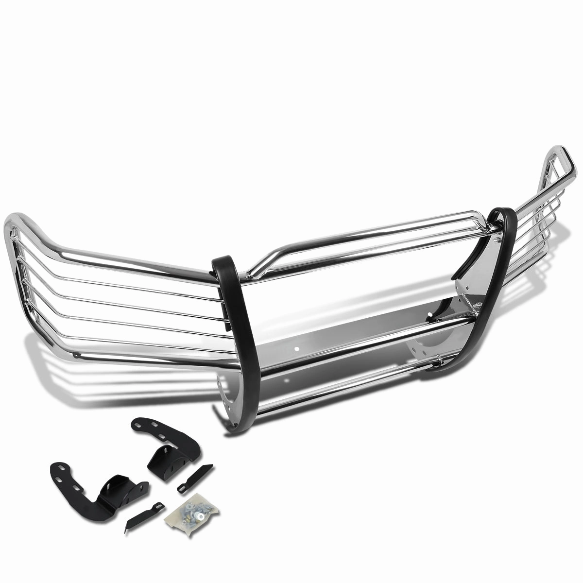 02-09 Chevy Trailblazer EXT Brush Grille Guard - Steel - Stainless Steel