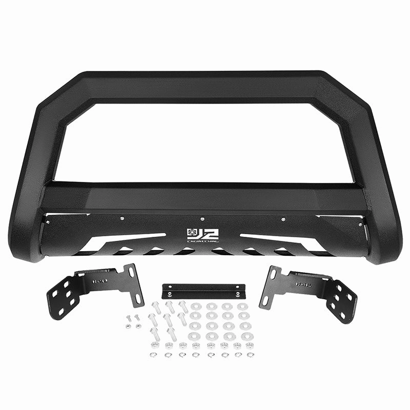 02-09 Dodge Ram 1500 2500 3500 Front Bumper Grille Guard - Carbon Steel