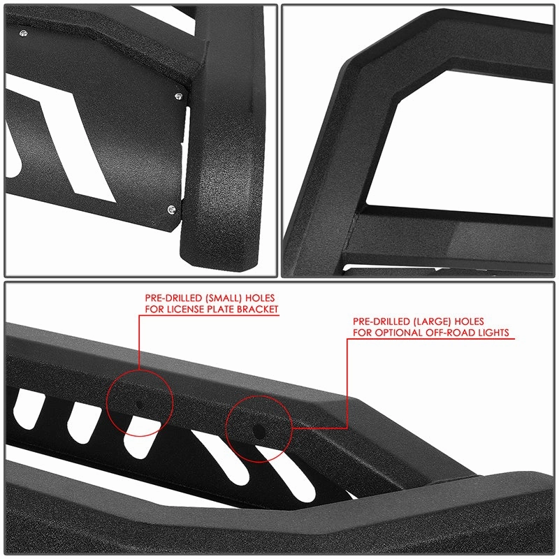 02-09 Dodge Ram 1500 2500 3500 Front Bumper Grille Guard - Carbon Steel