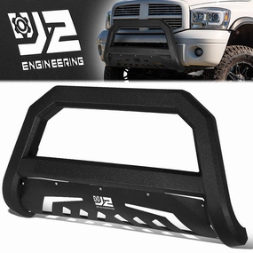 02-09 Dodge Ram 1500 2500 3500 Front Bumper Grille Guard - Carbon Steel