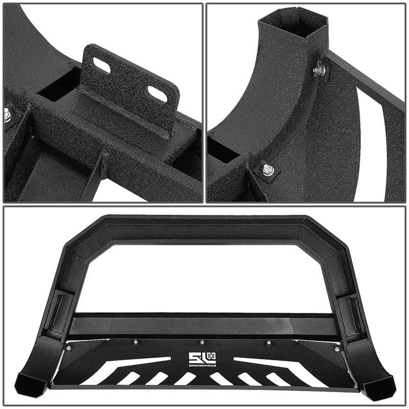 02-09 Dodge Ram 1500 2500 3500 Front Bumper Grille Guard - Carbon Steel