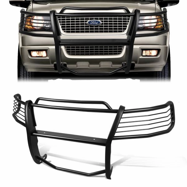03-06 Ford Expedition Brush Grille Guard - Steel - Black