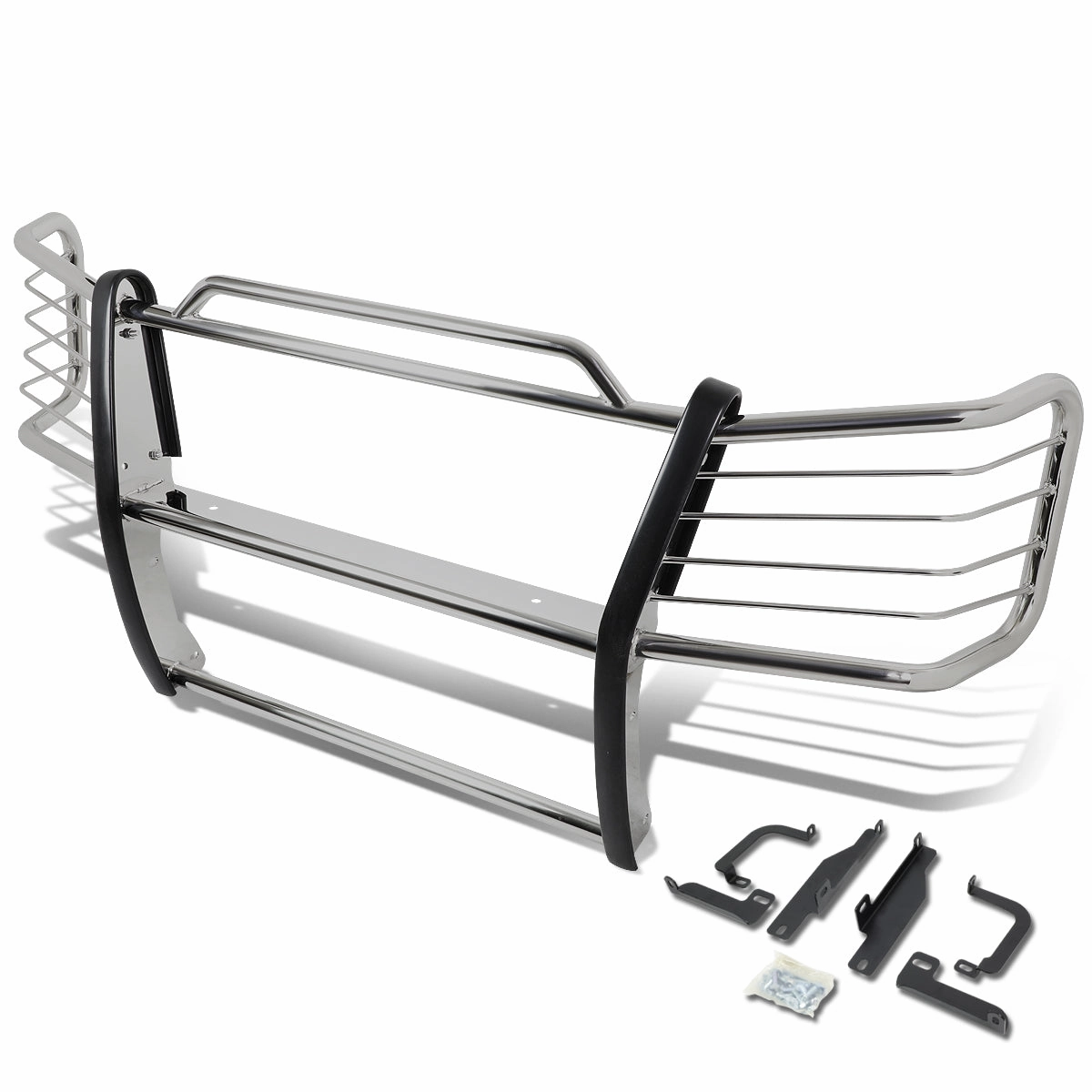 03-07 Chevy Silverado 1500HD & Classic 2500 Brush Grille Guard - Stainless Steel