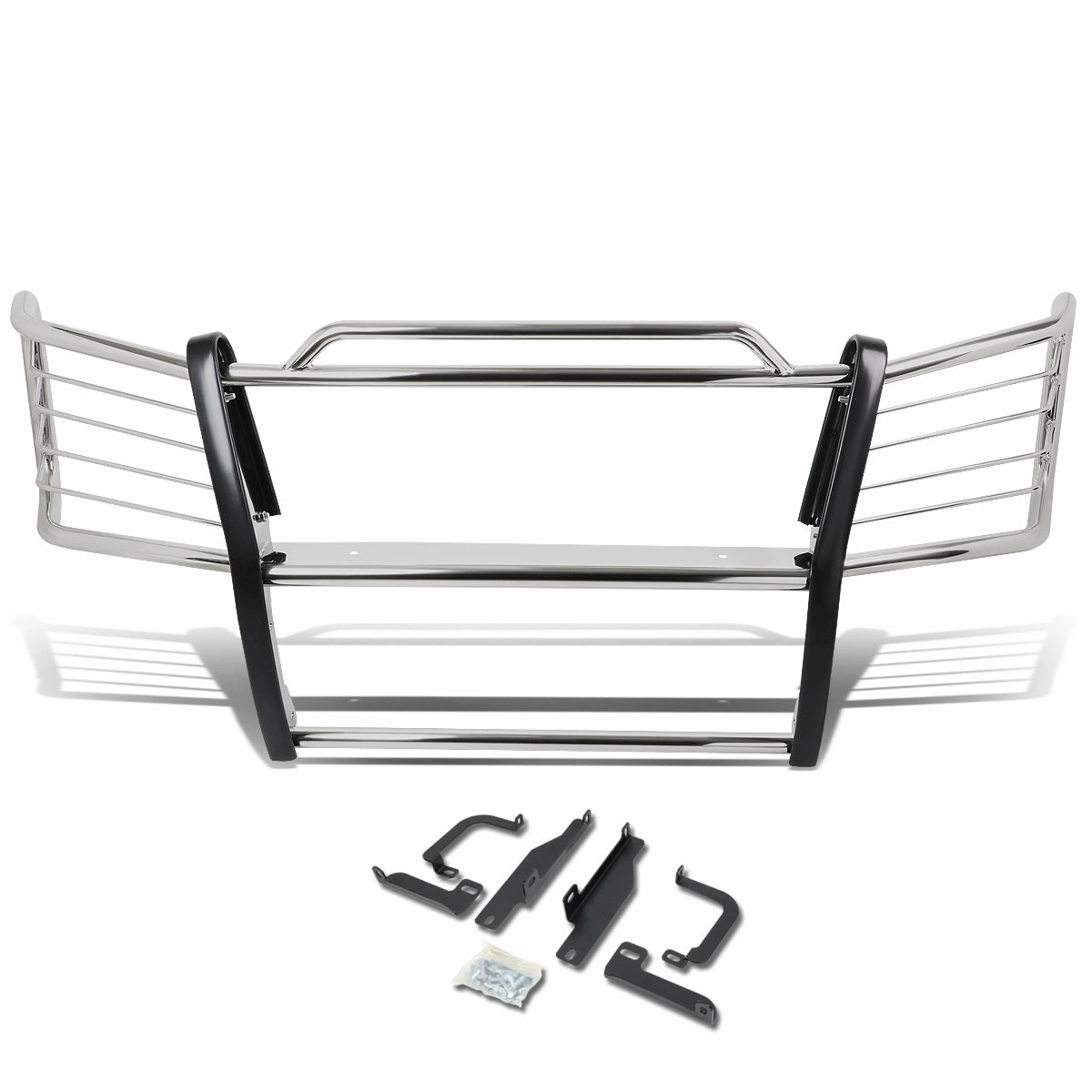 03-07 Chevy Silverado 1500HD & Classic 2500 Brush Grille Guard - Stainless Steel