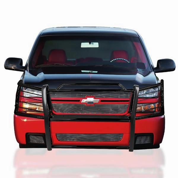 03-07 Chevy Silverado 1500HD & Classic 2500 Brush Grille Guard - Steel - Black