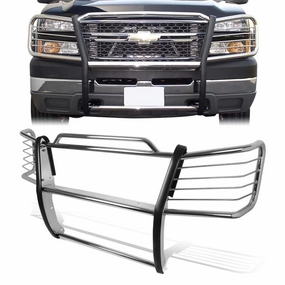 03-07 Chevy Silverado 2500HD 3500 Classic Brush Grille Guard - Stainless Steel