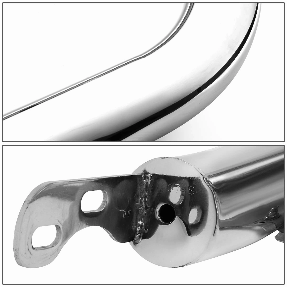 03-08 Honda Pilot 06-14 Honda Ridgeline Bull Bar w/Skid Plate - Stainless Steel