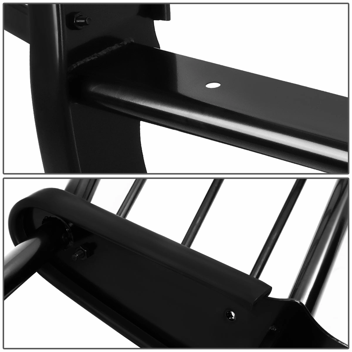03-08 Honda Pilot Brush Grille Guard - Steel - Black