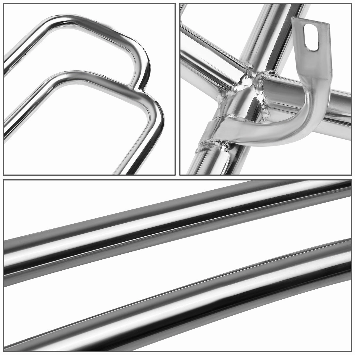 03-09 Hummer H2 Factory Style Brush Grille Guard - Stainless Steel