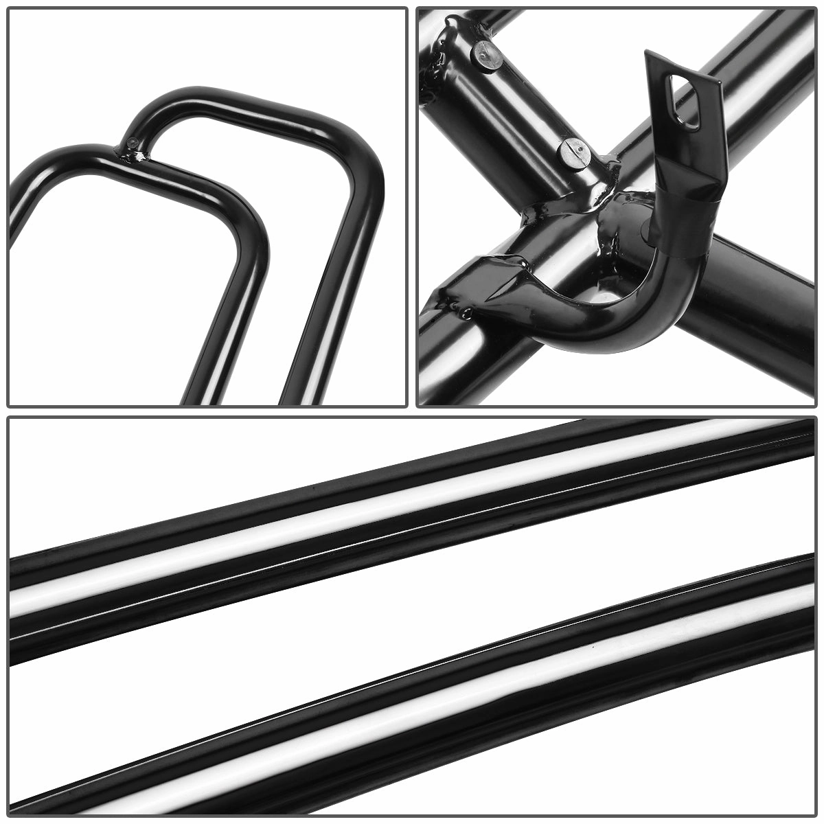03-09 Hummer H2 Factory Style Brush Grille Guard - Steel - Black