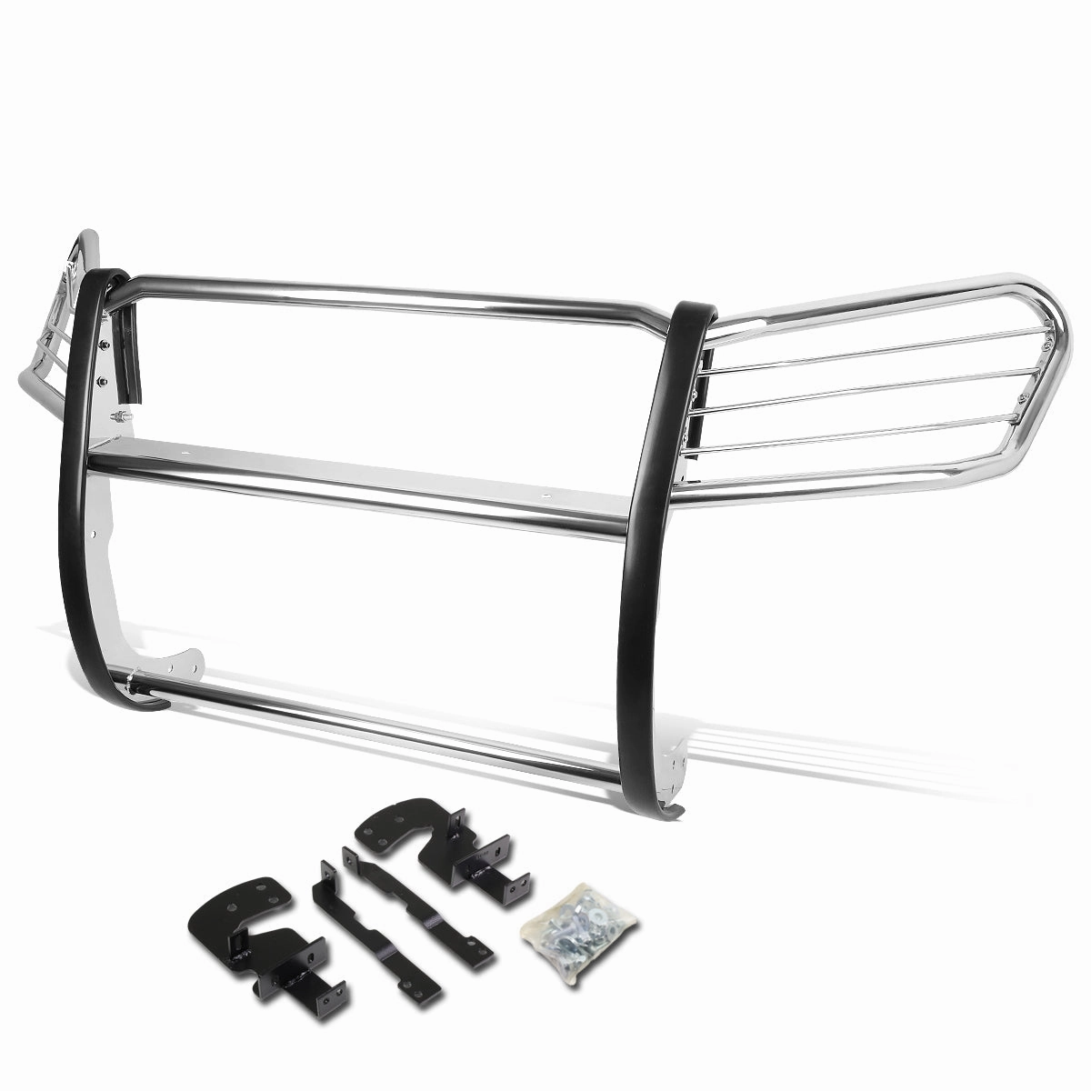03-09 Toyota 4Runner Brush Grille Guard - Stainless Steel