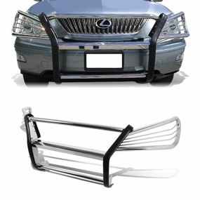 04-06 Lexus RX330 06-09 RX350 RX400h Brush Grille Guard - Stainless Steel