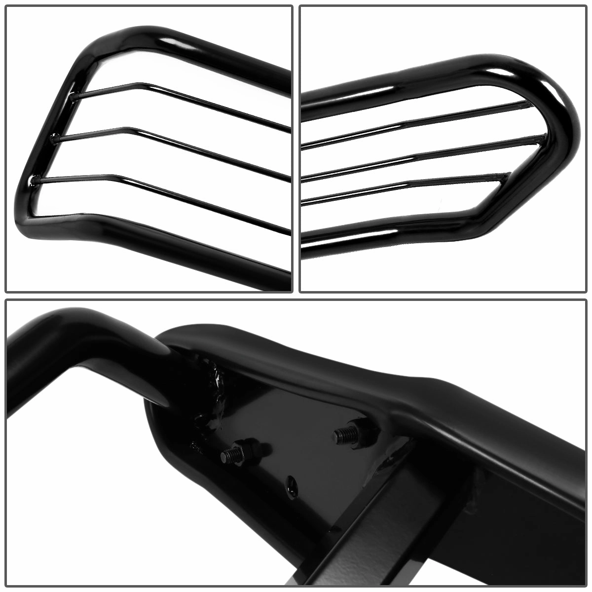 04-06 Lexus RX330 06-09 RX350 RX400h Brush Grille Guard - Steel - Black