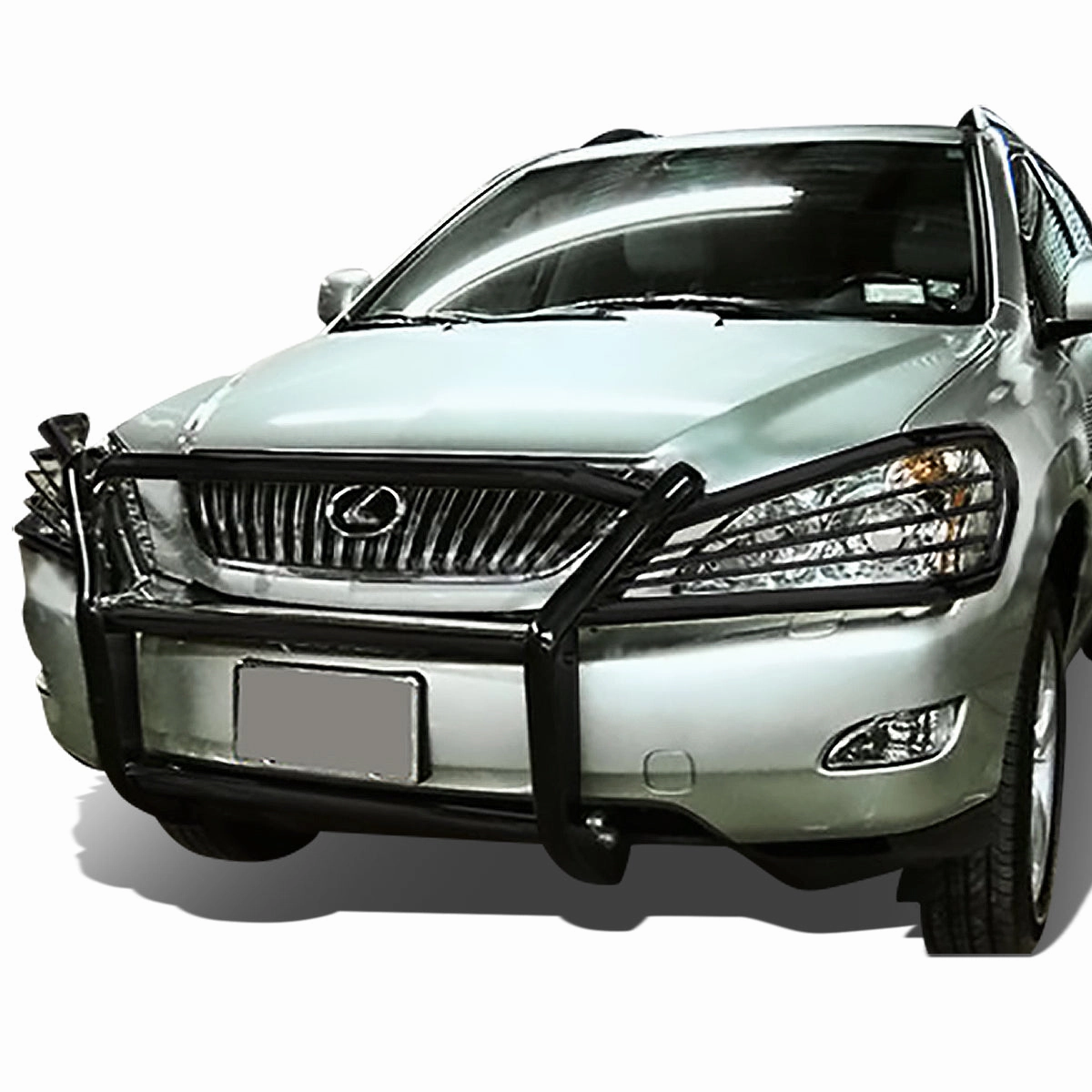 04-06 Lexus RX330 06-09 RX350 RX400h Brush Grille Guard - Steel - Black