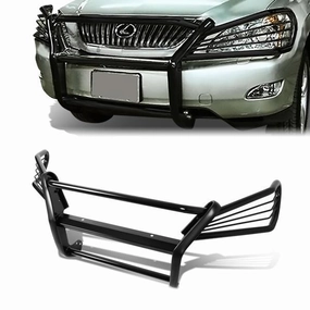 04-06 Lexus RX330 06-09 RX350 RX400h Brush Grille Guard - Steel - Black