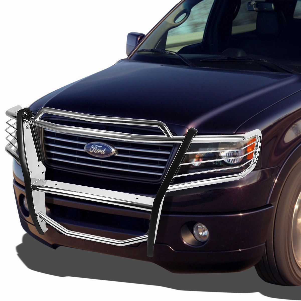 04-08 Ford F150 Brush Grille Guard - Stainless Steel