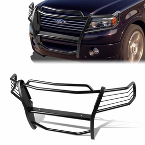 04-08 Ford F150 Brush Grille Guard - Steel - Black