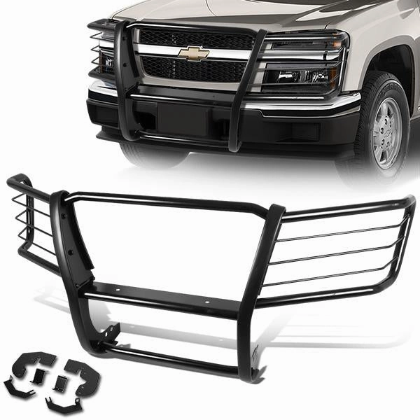 04-12 Chevy Colorado GMC Canyon Brush Grille Guard - Steel - Black