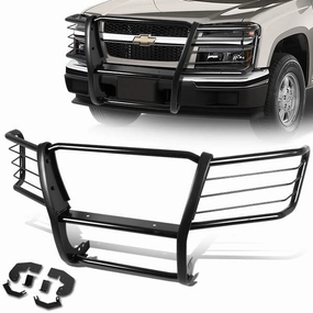 04-12 Chevy Colorado GMC Canyon Brush Grille Guard - Steel - Black