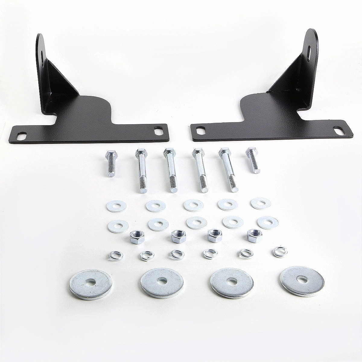 04-12 Chevy Colorado GMC Canyon Bull Bar w/Skid Plate - Stainless Steel - Black