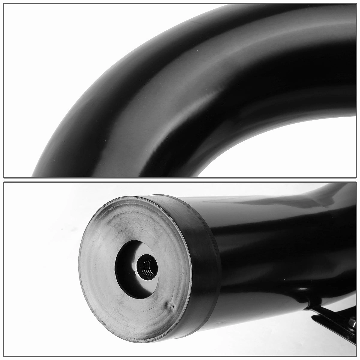 04-12 Chevy Colorado GMC Canyon Bull Bar w/Skid Plate - Stainless Steel - Black