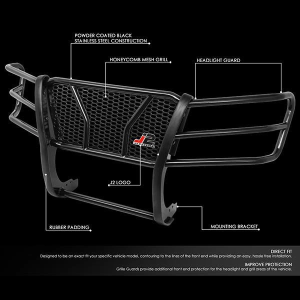 04-14 Chevy Colorado Brush Grille Guard - Moneycomb Mesh