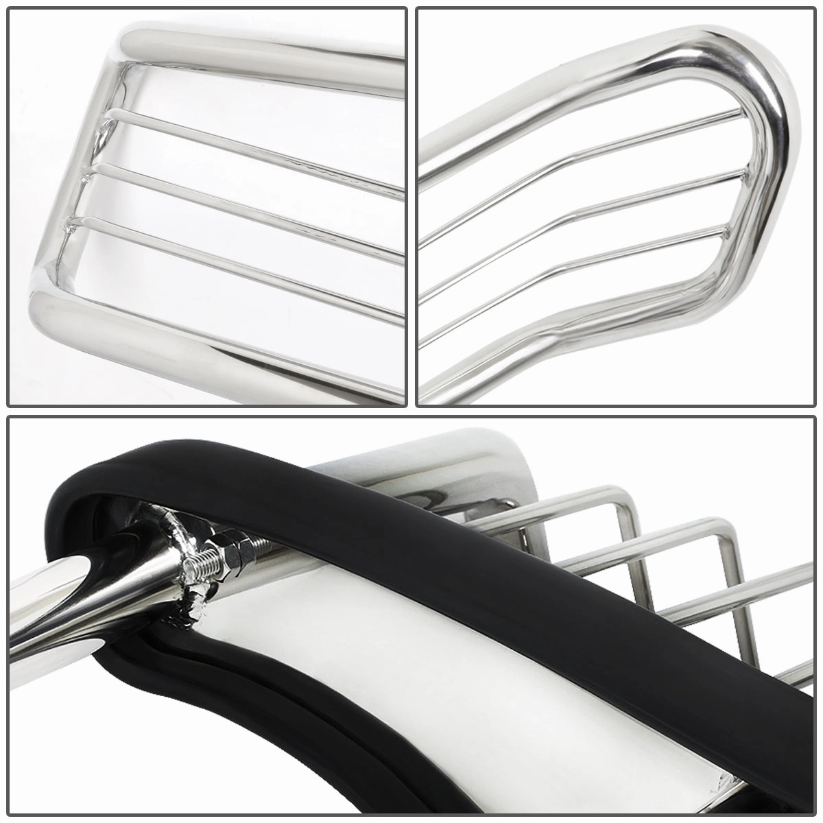 04-15 Nissan Titan Armada Brush Grille Guard - Stainless Steel