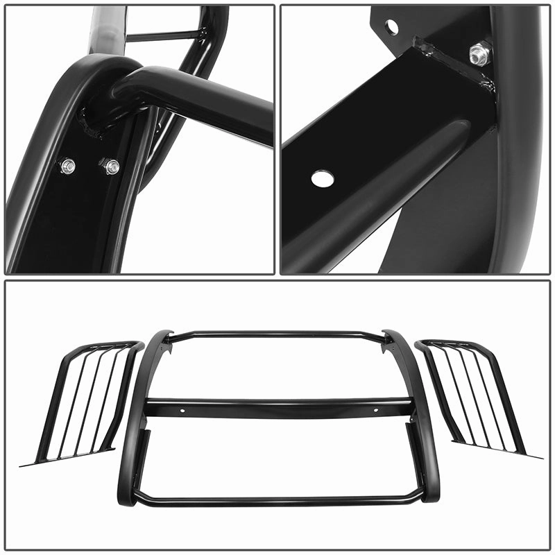 04-15 Nissan Titan Armada Brush Grille Guard - Steel - Black