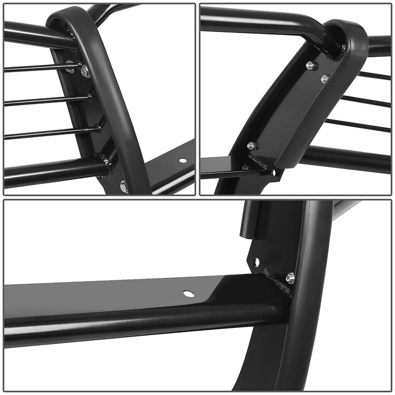 04-15 Nissan Titan Armada Brush Grille Guard - Steel - Black