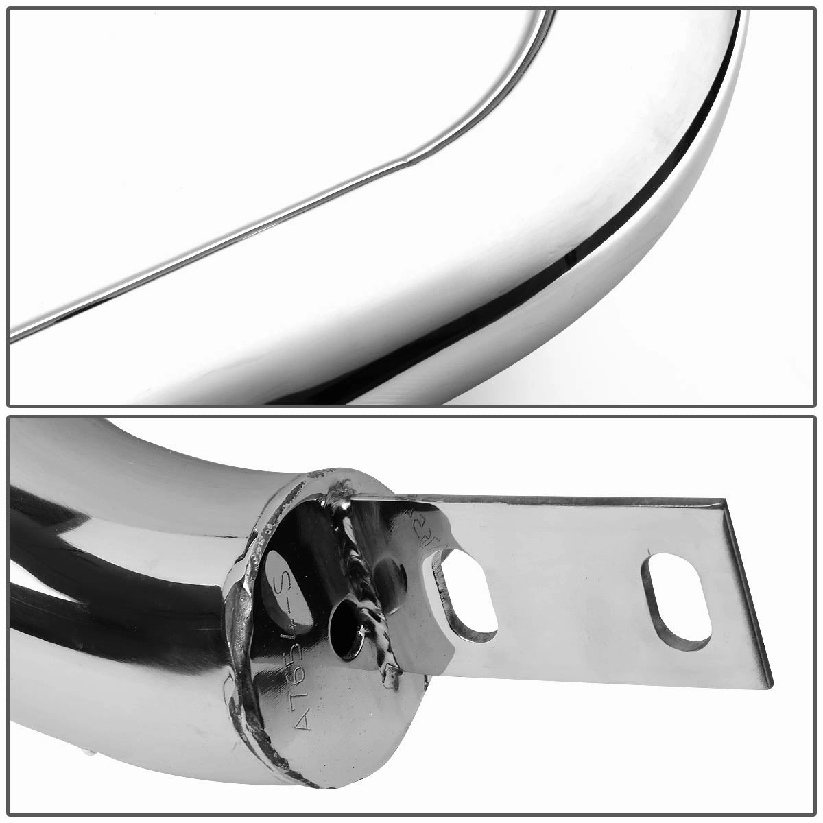 04-16 Ford F150 06-08 Lincoln Mark LT Bull Bar w/Skid Plate - Stainless Steel