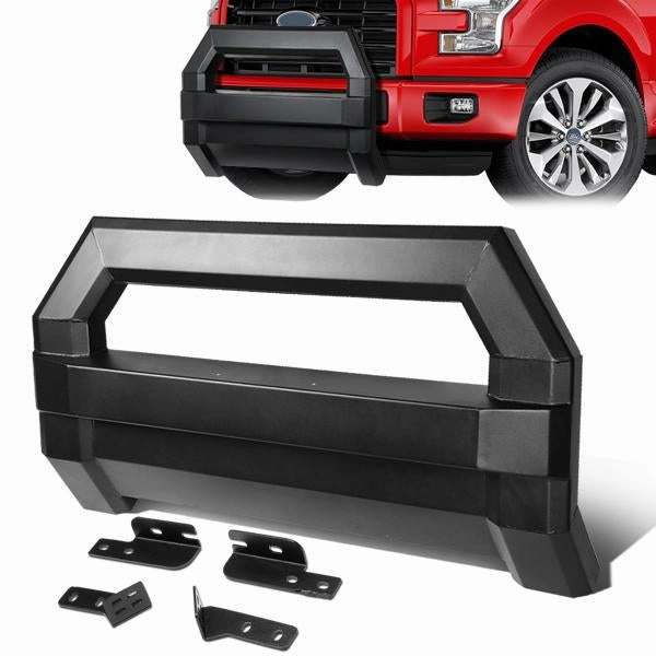 04-18 Ford F150 Bull Bar w/License Plate Relocation Kit - Square Tube Style