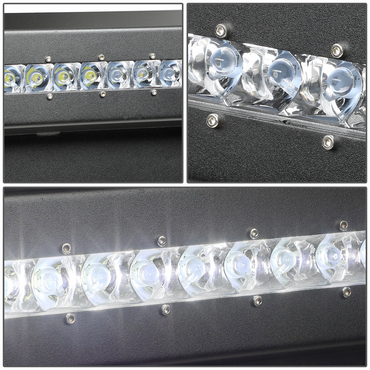 04-18 Ford F150 LED Bull Bar w/License Plate Relocation Kit