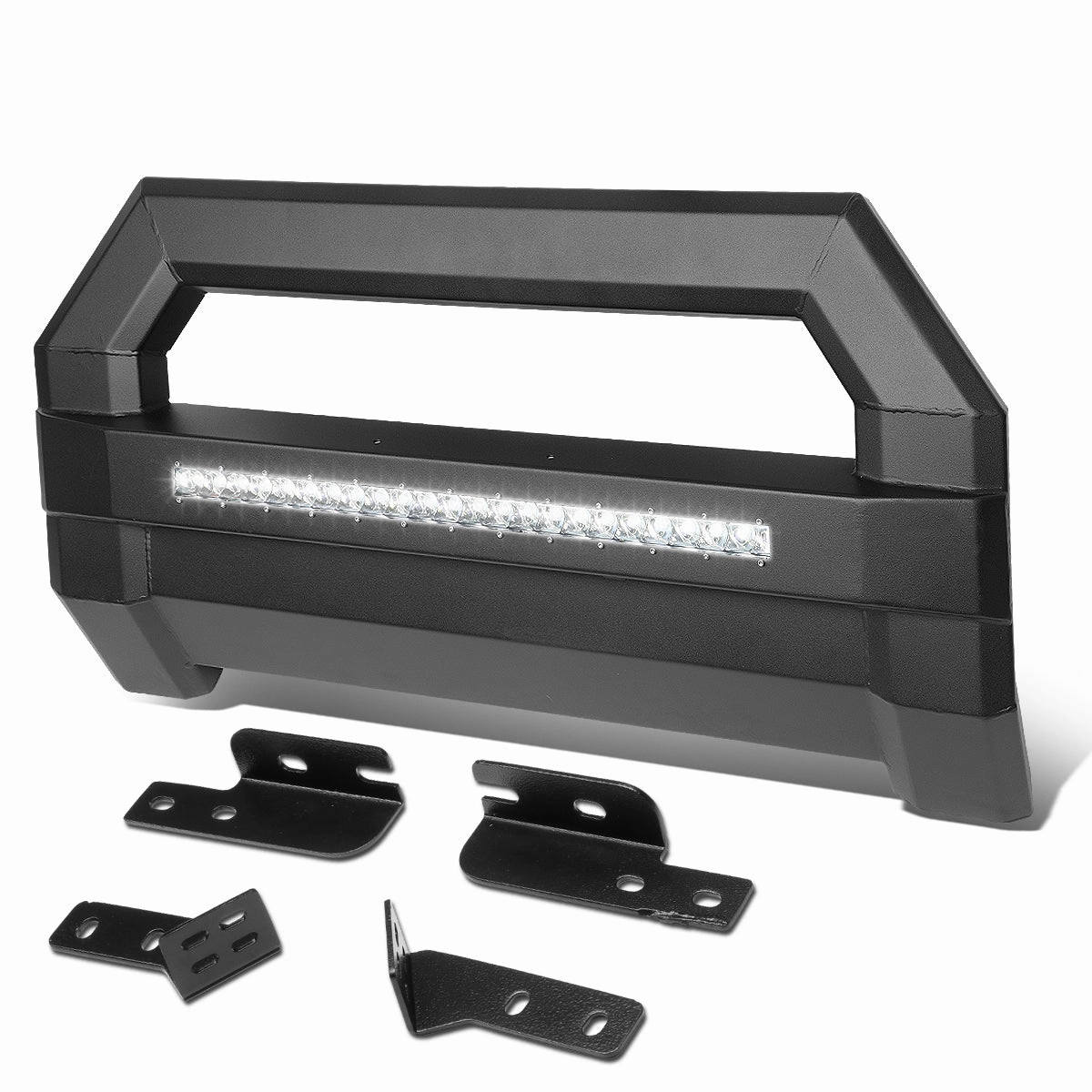 04-18 Ford F150 LED Bull Bar w/License Plate Relocation Kit