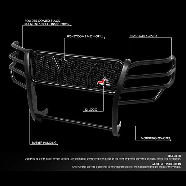 05-15 Toyota Tacoma Brush Grille Guard - Moneycomb Mesh