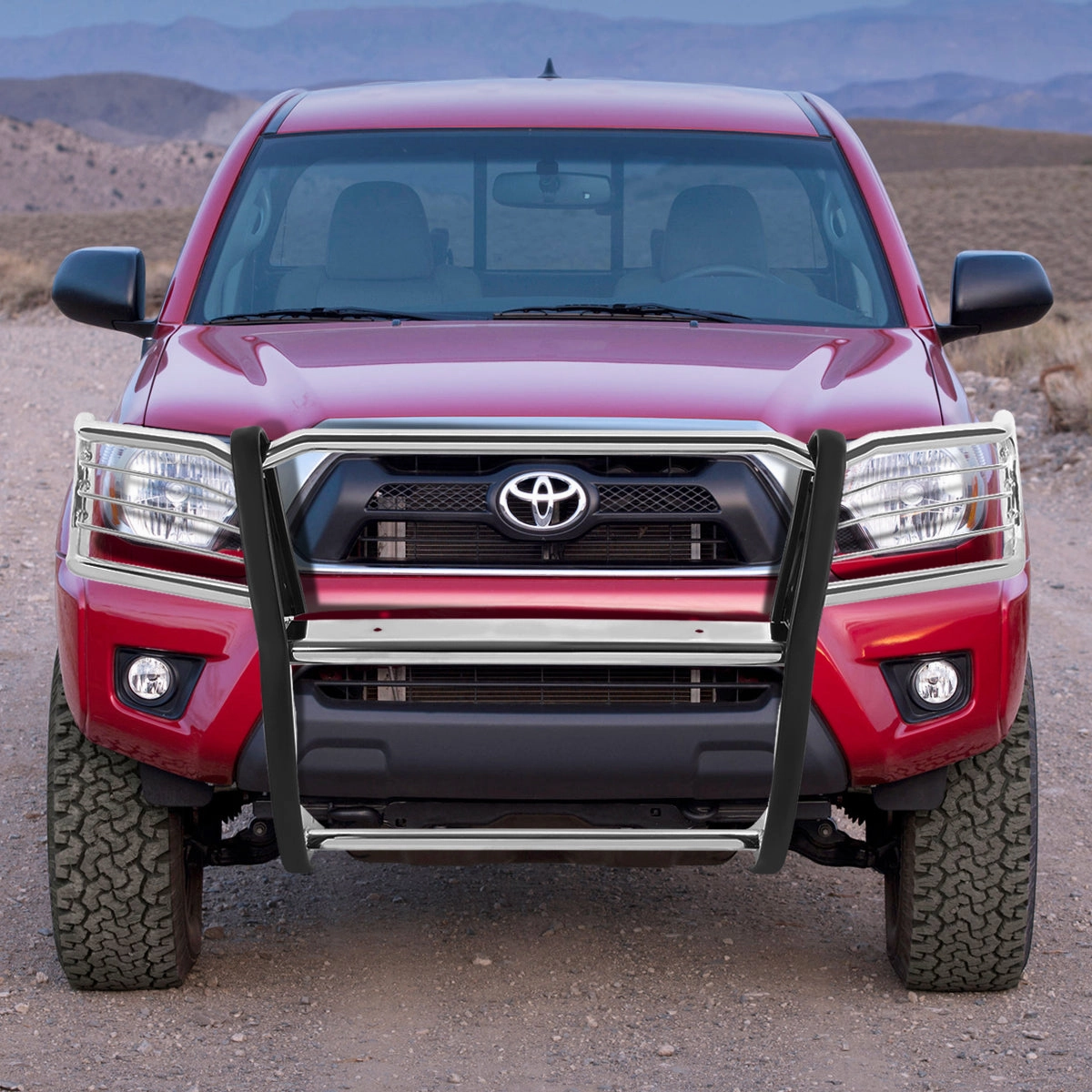 05-15 Toyota Tacoma Brush Grille Guard - Stainless Steel