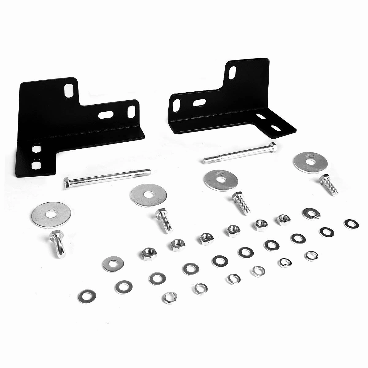 05-15 Toyota Tacoma Bull Bar w/Skid Plate - Stainless Steel - Black