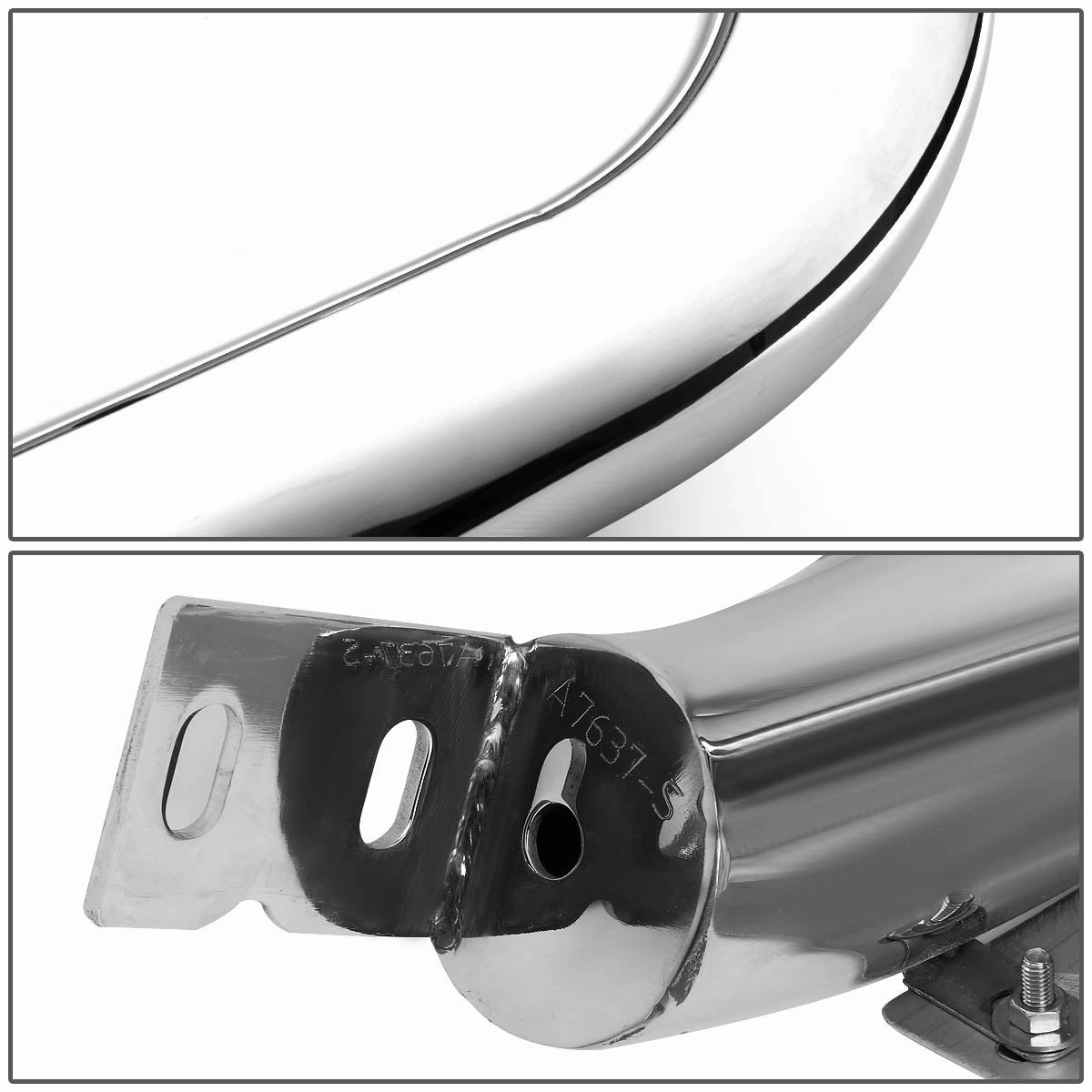 05-15 Toyota Tacoma Bull Bar w/Skid Plate - Stainless Steel