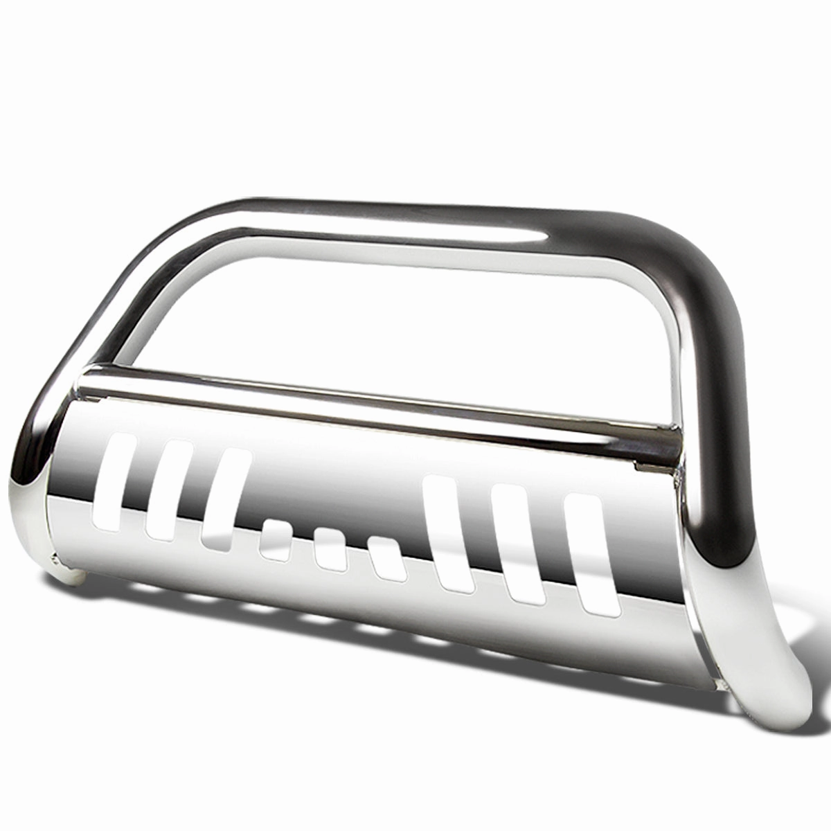05-16 Nissan Xterra Frontier Bull Bar w/Skid Plate - Stainless Steel