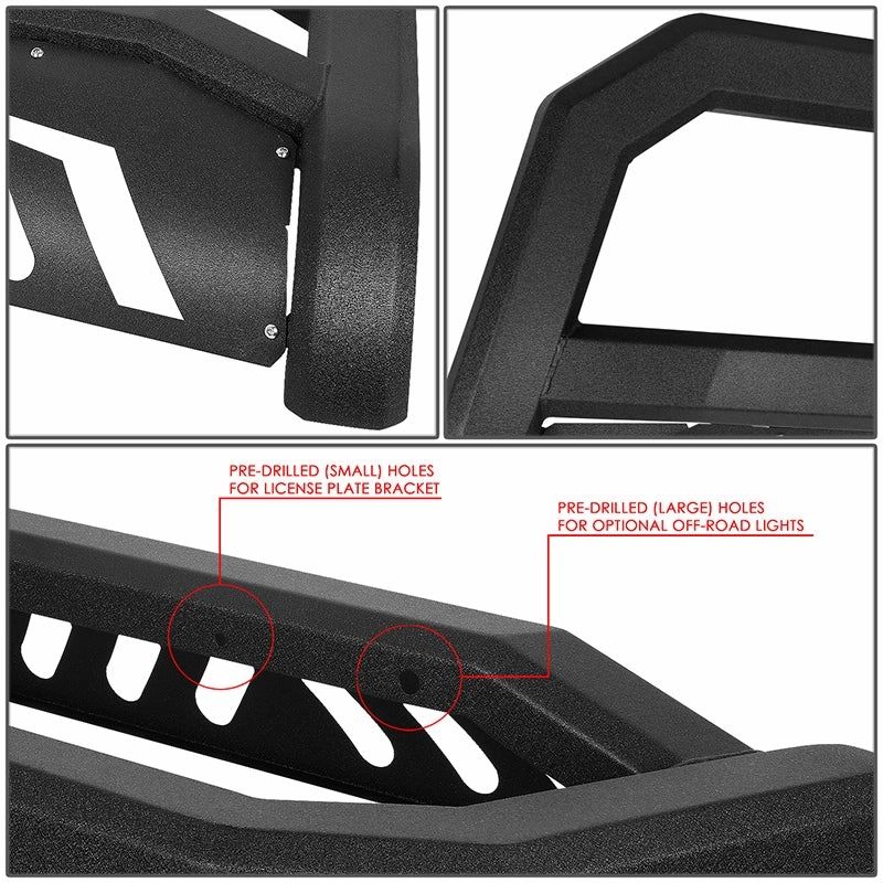 05-22 Toyota Tacoma Box Beam Front Bumper Grille Guard - Carbon Steel