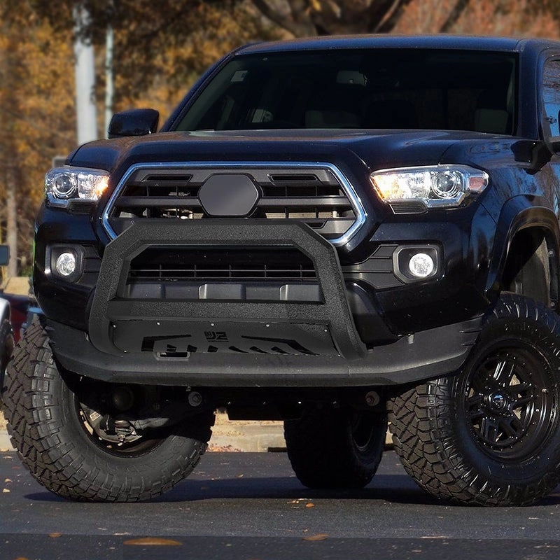 05-22 Toyota Tacoma Box Beam Front Bumper Grille Guard - Carbon Steel
