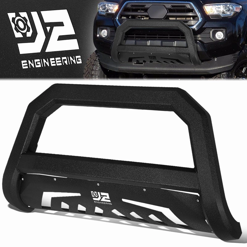 05-22 Toyota Tacoma Box Beam Front Bumper Grille Guard - Carbon Steel
