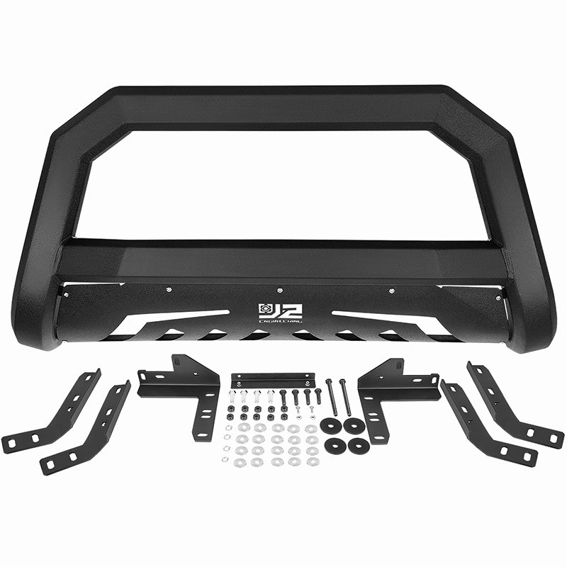 05-22 Toyota Tacoma Box Beam Front Bumper Grille Guard - Carbon Steel