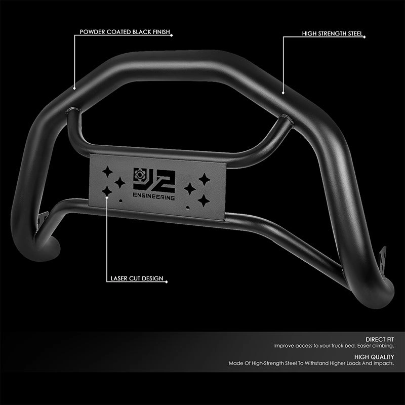 05-22 Toyota Tacoma Front Bumper Grille Guard - Carbon Steel