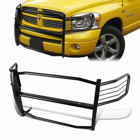 06-09 Dodge Ram 1500 2500 3500 Mega Cab Brush Grille Guard - Steel - Black