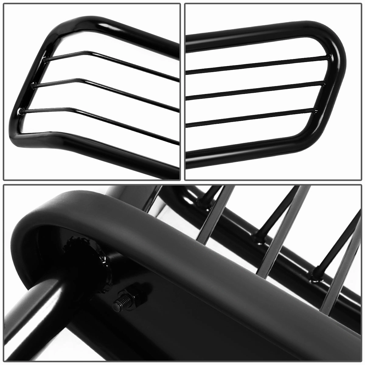 06-09 Dodge Ram 1500 2500 3500 Mega Cab Brush Grille Guard - Steel - Black