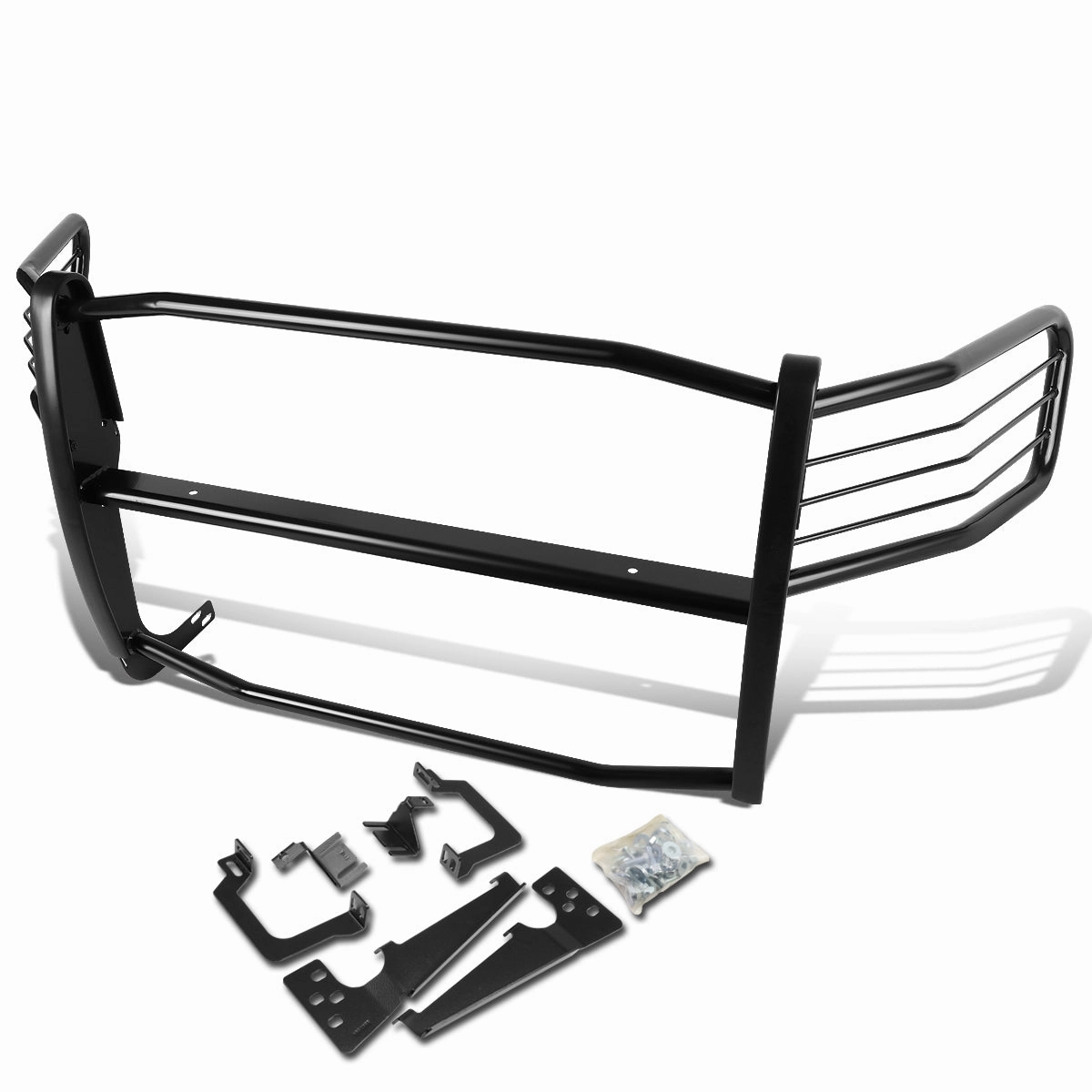 06-09 Dodge Ram 1500 2500 3500 Mega Cab Brush Grille Guard - Steel - Black